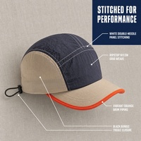 Casquette d'extérieur personnalisée légère en patchwork à 5 panneaux, séchage rapide, imperméable, pliable, pour le camping, la course à pied, avec cordon réglable