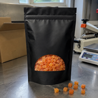 Sacs Doypack refermables à fermeture éclair en aluminium transparent de qualité alimentaire avec logo personnalisé OEM pour bonbons et snacks, pochettes verticales