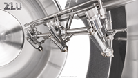 Machine de revêtement de film à haute efficacité contrôlée par PLC BG-150 ZLU pour la technologie de revêtement par chauffage des confiseries alimentaires, haute capacité 350 kg