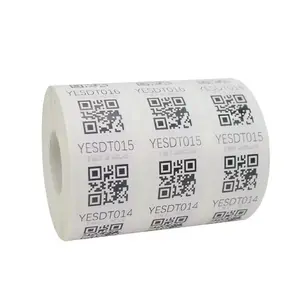 Wholesale Custom Printing Roll Self Adhesive Small Serial Number UPC QR Code SKU Barcode Label Sticker