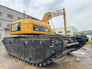 รถขุดสะเทินน้ำสะเทินบก CAT 330D มือสอง แขนยาว 18 เมตร 270 แรงม้า เครื่องยนต์ CAT C9 พร้อมทุ่นลอยน้ำ สำหรับขุดลอกในพื้นที่ลุ่มน้ำ มีสินค้าในสต็อก - Product Image 5