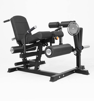 Machine à rallonger et à friser les jambes multifonction réglable à 6 positions, banc d'entraînement pour la salle de sport à domicile.