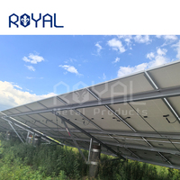 Pince centrale en aluminium pour système de montage de panneaux solaires
