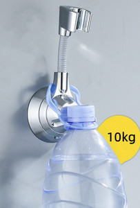 Support de pomme de douche mural d'angle moderne, support de douche réglable, support de douche robuste, support de douche pour tige de douche - Product Image 4