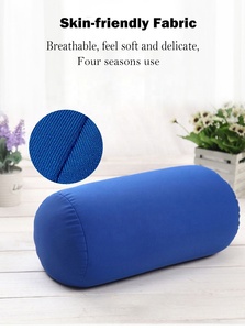 Oreiller tubulaire en <span class=keywords><strong>microbilles</strong></span>, oreiller rond pour le cou, oreiller cervical, oreillers de soutien pour le dos, la tête et le cou, support pour dormir, entre-jambes - Product Image 5
