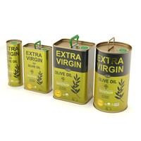 Emballage cadeau de boîte de conserve en métal d'huile végétale de soja 100ml à 5L personnalisé pour lubrifiant à la noix d'olive