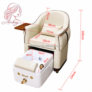 Sillón de <span class=keywords><strong>Pedicura</strong></span> de Lujo de Fábrica, de Cuero PU, sin Plomería, <span class=keywords><strong>con</strong></span> <span class=keywords><strong>Hidromasaje</strong></span>, Bomba de Drenaje y Lavabo <span class=keywords><strong>para</strong></span> Spa de Pies, <span class=keywords><strong>para</strong></span> Salón de Uñas - Product Image 6