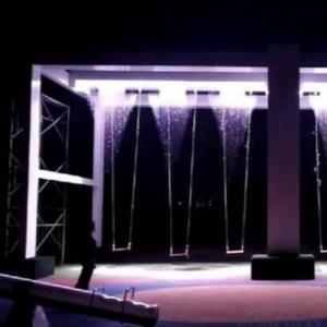 Équipement d'amusement interactif à rideau d'eau en acier inoxydable à contrôle par induction, pour parcs aquatiques et cuisines, vente directe usine - Product Image 1