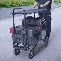 Chariot de production pliable et extensible en alliage d'aluminium CAME-TV, léger et portable, pour l'industrie du cinéma, de la télévision et de la photographie
