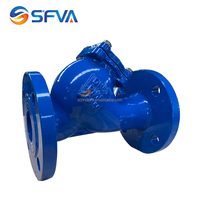 SFVA marca alta calidad GGG50 PN16 Din F1 Y tipo colador DN100 DN150 hierro dúctil Y colador válvulas