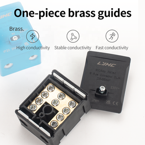 UKK 80/<span class=keywords><strong>125</strong></span>/160/250/400/500A กล่องขั้วไฟฟ้าทั่วไปแบบ unipolar เฟสเดียวเท่านั้น - Product Image 1