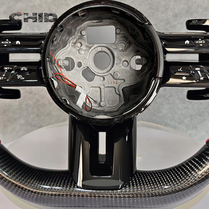 Volante de Cuero y Fibra de Carbono Personalizado con Diseño de Libélula para <span class=keywords><strong>Mercedes</strong></span> Benz W204 W205 W213 W219A45 E63 Gle Gls Amg Gt C63 G63 G65 - Product Image 4