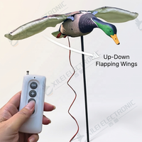 Canard appât électrique durable en PE, télécommandé, résistant à l'eau et léger, respectueux de l'environnement, pour la chasse