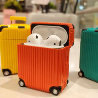 Housse pour écouteurs pour Apple Airpods Pro Protection personnalisée 3D mignon Silicone luxe 2 3 Designer valise Airpods Pro étui