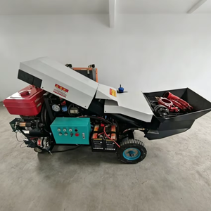 Pompe à béton diesel industrielle haute pression <span class=keywords><strong>avec</strong></span> <span class=keywords><strong>tuyau</strong></span> de refoulement pour bâtiments multi-étages - Product Image 1
