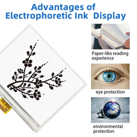 Écran d'affichage e-reader 4,2 pouces 4,2'' 400*300 pixels E-Paper eink blanc noir rouge couleur e-ink