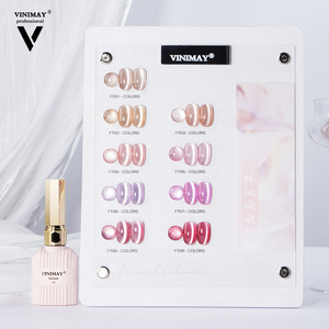 Vinimay Golden Autumn <span class=keywords><strong>Cat</strong></span> Eye Gel Polish Fall 9 colores Gel UV magnético Logotipo personalizado Uñas de ojo de gato de larga duración para otoño - Product Image 3