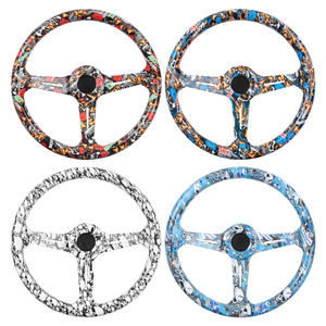 Volante Deportivo Universal JDM <span class=keywords><strong>de</strong></span> 350 mm y 14 Pulgadas con Diseño <span class=keywords><strong>de</strong></span> Calavera <span class=keywords><strong>de</strong></span> <span class=keywords><strong>Anime</strong></span> para Carreras <span class=keywords><strong>de</strong></span> <span class=keywords><strong>Autos</strong></span>, Volante JDM <span class=keywords><strong>de</strong></span> ABS con Estampado <span class=keywords><strong>de</strong></span> Grafiti, Nuevo - Product Image 5