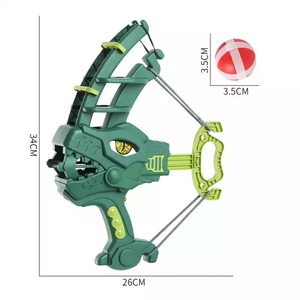 Gioco educativo all'aperto interattivo gioco di tiro pistola bersaglio balestra palla appiccicosa dinosauro lancio arco e freccia giocattoli per bambini - Product Image 6