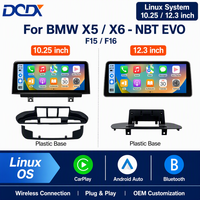 Lecteur DVD de voiture Linux 12,3 pouces 10,25 pouces, autoradio, système multimédia pour BMW X5 F15 X6 F16 NBT BT GPS Navi, écran HD