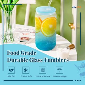 16oz सबलिमिनेशन स्किनी पीने से आइस्ड कॉफी बियर पी रही है और पार्टी रेस्तरां के उपहार के लिए ढक्कन और पुआल के साथ - Product Image 3