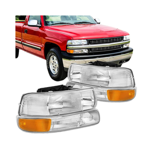 ชุดไฟหน้ารถยนต์ OE AURON สำหรับ Chevrolet Silverado ปี 1999-2002 สีขาว 6000K 6000 ลูเมนส์ 12V 55W แบบเสียบใช้งานได้ทันที ใหม่ รับประกัน 1 ปี สำหรับการติดตั้งเพิ่มเติม/อัปเกรด - Product Image 3