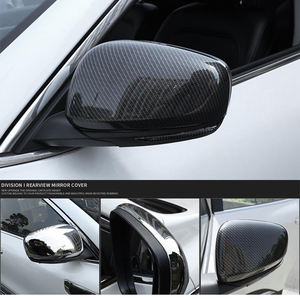 Protection de rétroviseur de voiture pour <span class=keywords><strong>renault</strong></span> <span class=keywords><strong>Kadjar</strong></span> 2016 2017 2018 <span class=keywords><strong>2019</strong></span> Coque de rétroviseur en fibre de carbone <span class=keywords><strong>Accessoires</strong></span> automobiles Modifier - Product Image 3