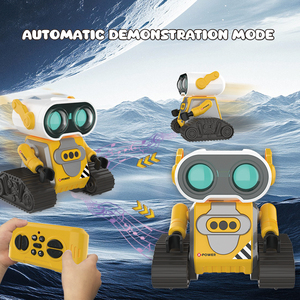 Flytec F02 Robots jouets multifonctionnels musicaux pour enfants, robots électriques à moteur, kits de robots télécommandés, jouet <span class=keywords><strong>robot</strong></span> éducatif - Product Image 5