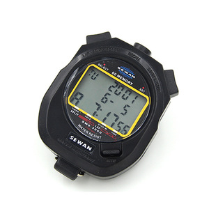 Cronómetro deportivo digital de mano resistente al agua, cronómetro digital de tres filas, 8 canales, 1/100 segundos, 60 memoria - Product Image 6