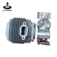 Cylindre de drone haute précision CX, corps en aluminium, piston pneumatique, poterie émaillée 66 mm pour pièce de moteur de drone agricole