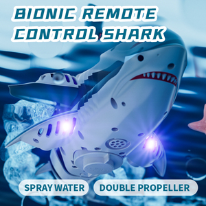 Juguete de Tiburón a Control Remoto 2.4G con Cámara HD y Función de Rociado de Agua, Barco <span class=keywords><strong>RC</strong></span> Eléctrico Biomimético para Niños, Juego al Aire Libre - Product Image 5
