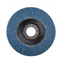 Disques abrasifs de ponçage de haute qualité en acier inoxydable avec zircone personnalisable de 115 mm, disques à lamelles