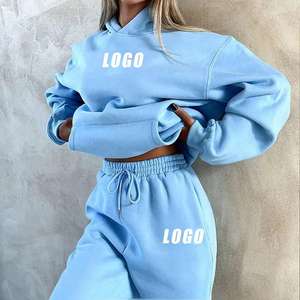 कस्टम 460 जीएसएम खेल पफ प्रिंट फ्रेंच टेरी कपास ओवरसाइज दो टुकड़े सेट 3 डी पफ प्रिंट यूनिसेक्स स्वेटपैंट जॉगर और हुडी सेट - Product Image 2