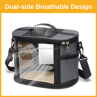 Bolso de Transporte Transpirable para Loros, Bolsa de Transporte para Animales Pequeños, para Pájaros, Hámsteres y Conejos