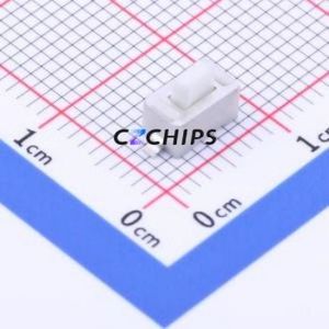 YTSB013A0502501B Tactile Switch SMD,6x3.5mm Switch Single Pole Single Throw Rectangle Button 2.5N Vertical Mount - Product Image 1