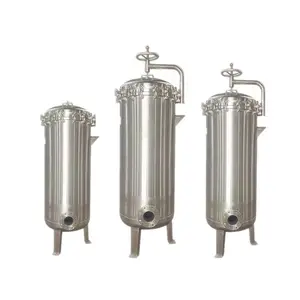 Factory supply 304 stainless steel precision filter well water fillet filter security filter 40 inch 15 core