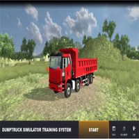 Simulateur de camion à benne basculante machine d'ingénierie pratique d'enseignement 1: 1 simulation de camion à benne basculante VR