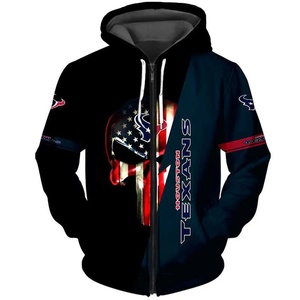 Sudaderas con capucha de moda para hombres Fútbol americano Todos los equipos Ropa de invierno Equipo de fútbol Deportes Sudaderas con capucha de poliéster - Product Image 2