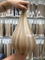 Nouvelles extensions de cheveux Geniuse Weft Machine Double Weft de haute qualité, 100% cheveux vierges russes non traités