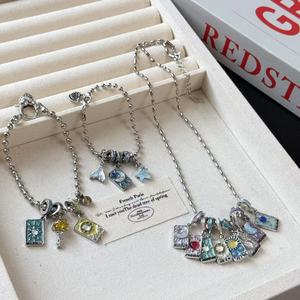 Collier Tarot Vintage Effet Vieilli Cartes <span class=keywords><strong>de</strong></span> Tarot Soleil Lune Étoiles Design Unique Chaîne Bambou Alliage Résine Ras du <span class=keywords><strong>Cou</strong></span> Cadeau Femme - Product Image 4