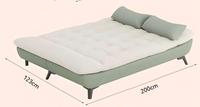 Nuevo Sofá Cama Plegable de 2 Plazas para Espacios Pequeños, Sala de Estar o Dormitorio, Sofá Cómodo