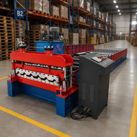 Machine de fabrication de tôles de toiture IBR à commande PLC à vendre