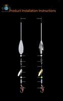 Accessoire de pêche de haute qualité 6g-80g, aide au lancer longue distance, flottant Sbirolino, coulant Bombette, matériel de pêche