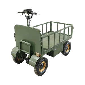 Carretilla Eléctrica <span class=keywords><strong>de</strong></span> Cuatro Ruedas Más Vendida con Barandillas, Vehículo <span class=keywords><strong>de</strong></span> Transporte <span class=keywords><strong>de</strong></span> <span class=keywords><strong>Carga</strong></span>, Capacidad <span class=keywords><strong>de</strong></span> <span class=keywords><strong>Carga</strong></span> 1000 kg, Motor <span class=keywords><strong>de</strong></span> 1000 W - Product Image 1