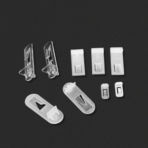 Support d'étagère en plastique transparent Ying Sheng C2401 pour armoire, penderie, clips de séparation, accessoires de quincaillerie - Product Image 1