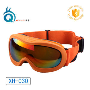 Xqho Gafas de esquí para niños, doble capa, antivaho, lente esférica grande, talla única, material Tpu Xh 030 - Product Image 5