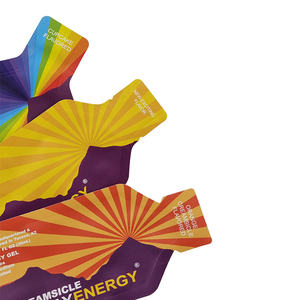 5ml 10ml 20ml 40ml 맞춤 인쇄 미니 샘플 특수 모양 파우치 에너지 젤 꿀 액상 포장 백 병 모양 사셰 - Product Image 5