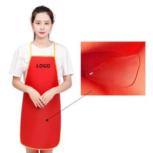 2026 Multiple Colors Pvc Waterproof Wholesale Gifts <b>Kitchen</b> <b>Apron</b> for Advertising - Product Image 1