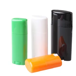 RUIPACK OEM custom 15ml 40ml 50ml 75ml oval shape plastic sun stick deodorant container china supplier