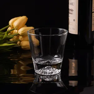 10Oz Ijsberg Basis Dikke Bodem Rock Glas Whisky Glas Tumbler Whisky Bril